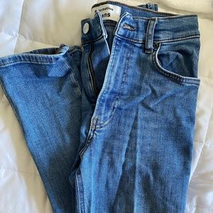 Reformation Harper ultra high rise skinny jeans W size 26 in Cyprus blue